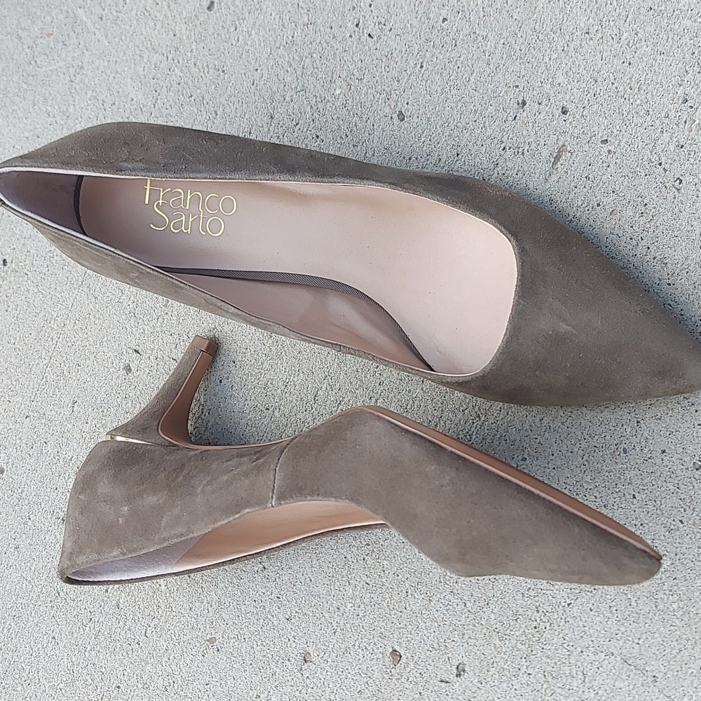Franco Sarto 👠 heels leather upper sz 9.5M